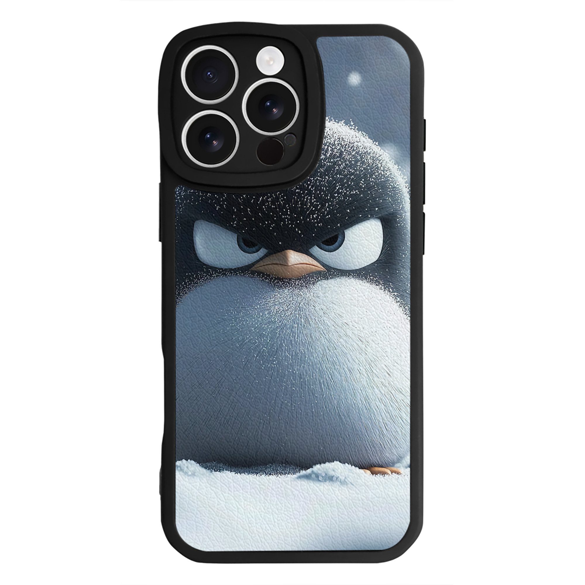 （画像用） Angry Birds アングリーバード 【iPhone 16シリーズ対応】シリコンスマホケース（レザー調） 材質：シリコン